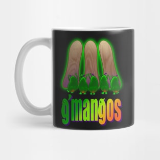 GreenSkinMango g’mangos TikiSkateLogo Mug